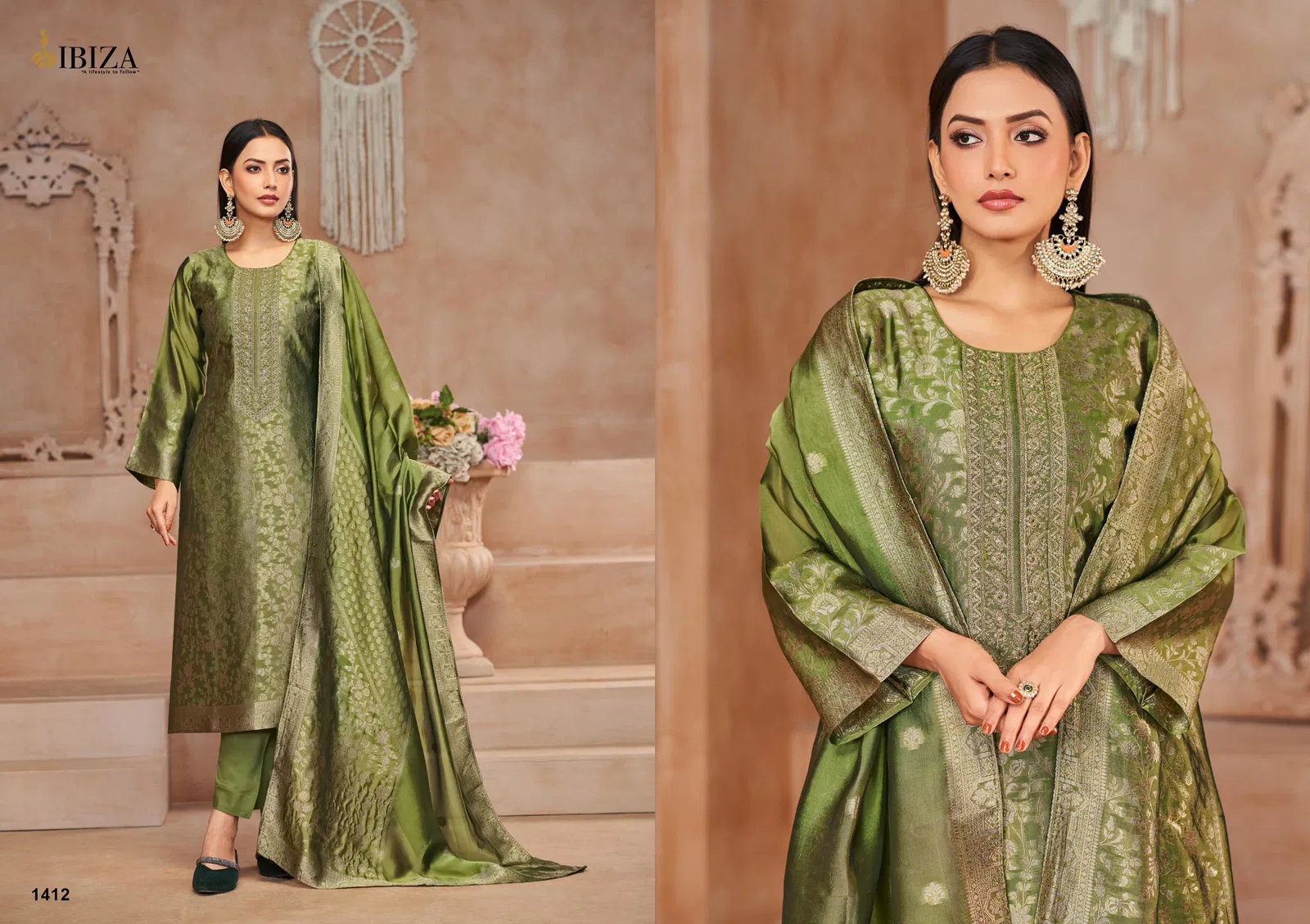 Alisa By Ibiza Banglory Silk Embroidery Designer Salwar Kameez Online Wholesale